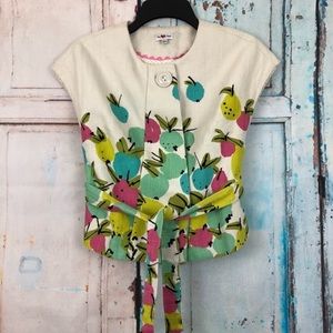 We Love Vera Button Down Belero Size 0